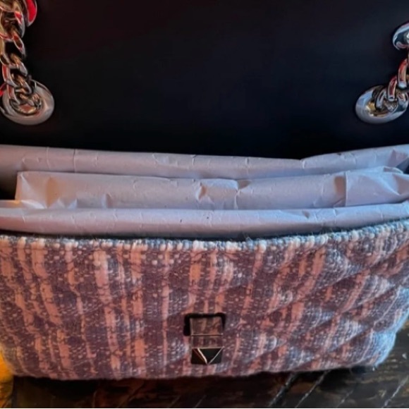 Kate Spade Natalia Denim Tweed Small Flap Crossbody Bag ❤️NEW❤️ - Picture 4 of 5